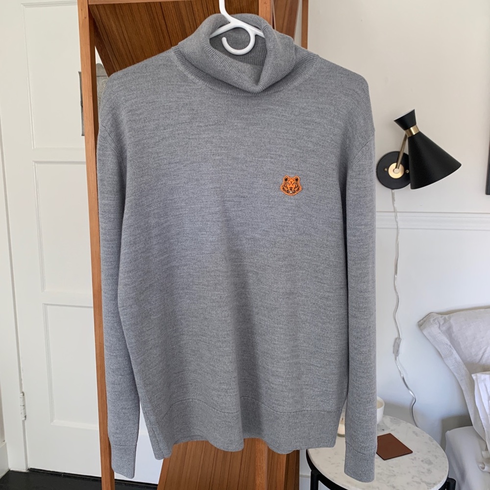 Kenzo Men’s Turtleneck Wool Sweater Size M